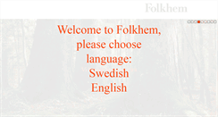 Desktop Screenshot of folkhem.se