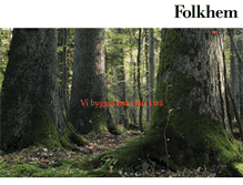 Tablet Screenshot of folkhem.se